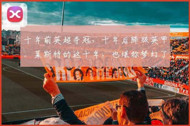 十年前英超夺冠，十年后降级英甲。莱斯特的这十年，也堪称梦幻了