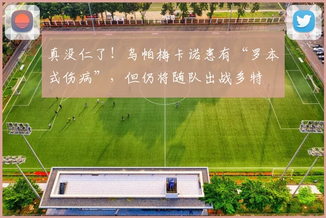 真没仁了！乌帕梅卡诺患有“罗本式伤病”，但仍将随队出战多特