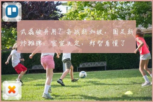 武磊被弃用？备战新加坡，国足新帅摊牌，官宣决定，郑智看懂了