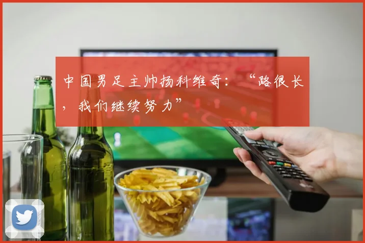 中国男足主帅扬科维奇：“路很长，我们继续努力”