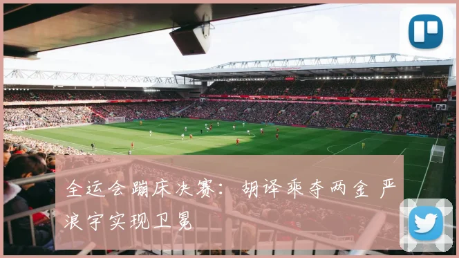 全运会蹦床决赛：胡译乘夺两金 严浪宇实现卫冕