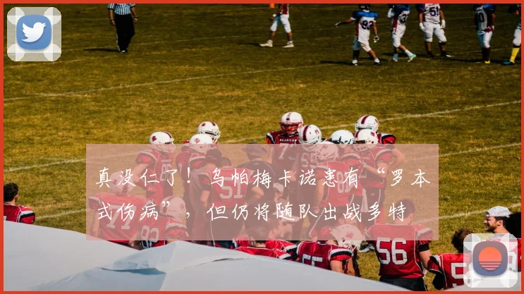 真没仁了！乌帕梅卡诺患有“罗本式伤病”，但仍将随队出战多特